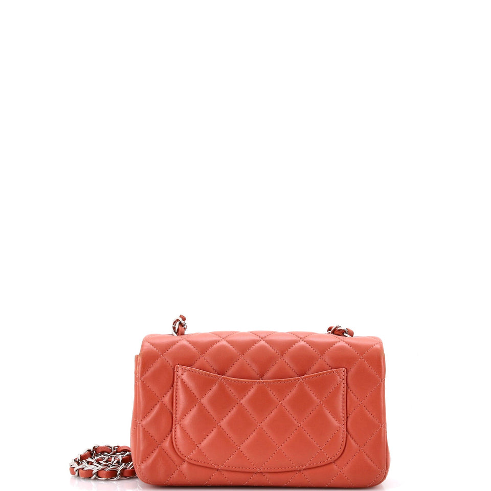 Classic Single Flap Bag Quilted Lambskin Mini