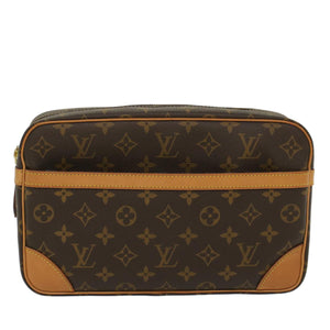 Louis Vuitton Compiegne 28  Canvas Clutch Bag