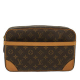 Louis Vuitton Compiegne 28  Canvas Clutch Bag