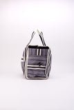 Chanel 2005 Logo Printed Striped Bag