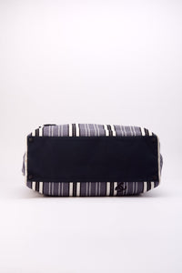 Chanel 2005 Logo Printed Striped Bag