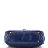 Castle Rock Flap Bag Quilted Glazed Calfskin Large
