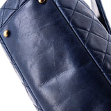 Castle Rock Flap Bag Quilted Glazed Calfskin Large