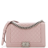 Boy Flap Bag Quilted Lambskin New Medium