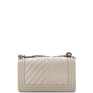 Boy Flap Bag Chevron Calfskin Old Medium