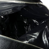 Paris-Hamburg Tote Embroidered Wool with Quilted Calfskin Large