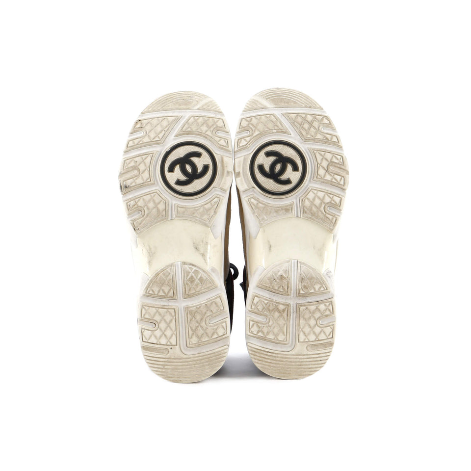Women's CC High-Top Sneakers Suede and Leather