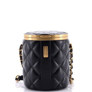 Crown Box Vanity Bag Quilted Lambskin Mini