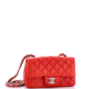 Classic Single Flap Bag Quilted Caviar Mini