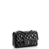So Black Reissue 2.55 Flap Bag Quilted Patent Mini