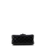 So Black Reissue 2.55 Flap Bag Quilted Patent Mini