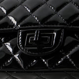 So Black Reissue 2.55 Flap Bag Quilted Patent Mini