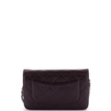 Wallet on Chain Quilted Caviar