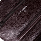 Wallet on Chain Quilted Caviar