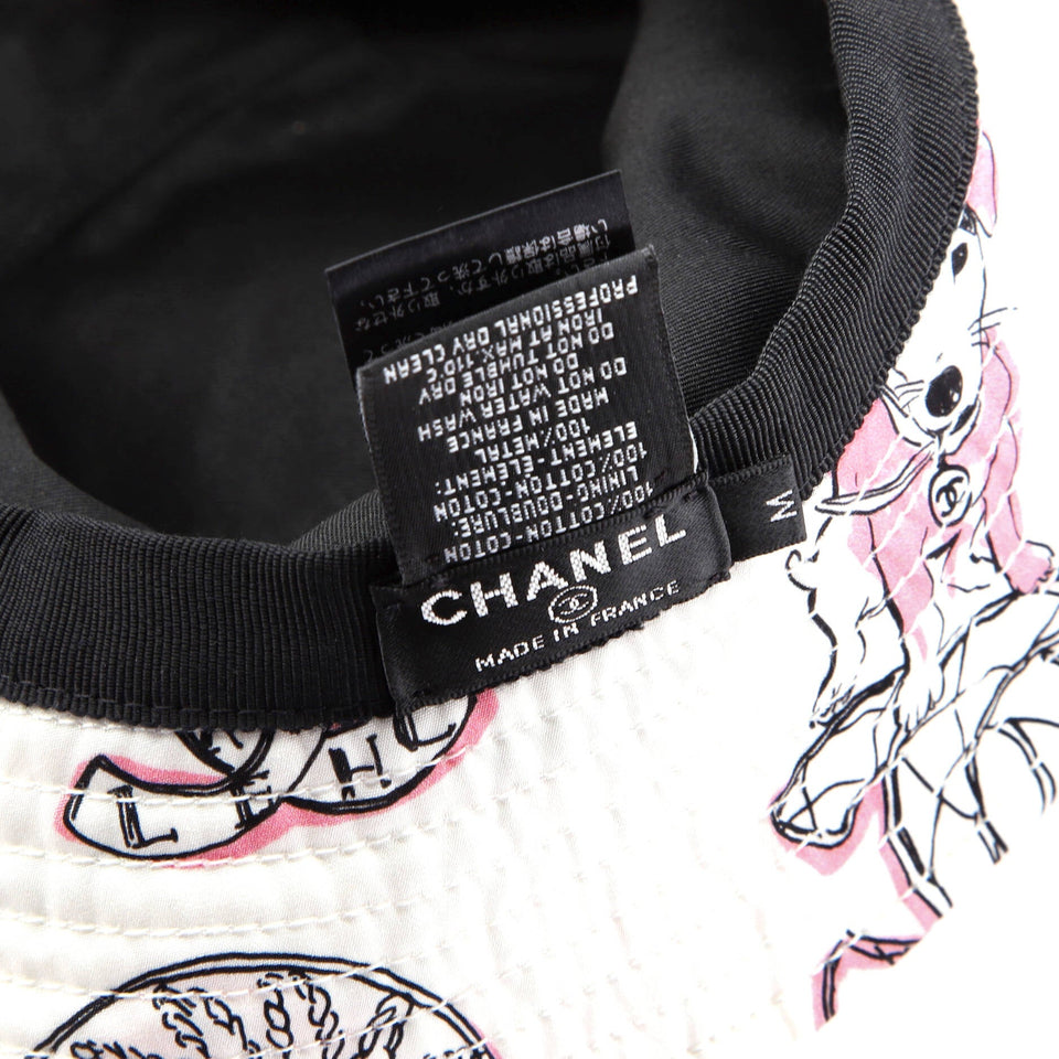 CC Bucket Hat Printed Canvas