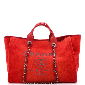 Deauville Tote Lurex Boucle Medium