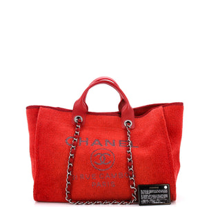 Deauville Tote Lurex Boucle Medium