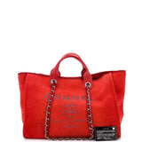 Deauville Tote Lurex Boucle Medium