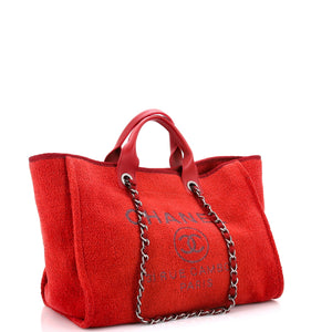Deauville Tote Lurex Boucle Medium