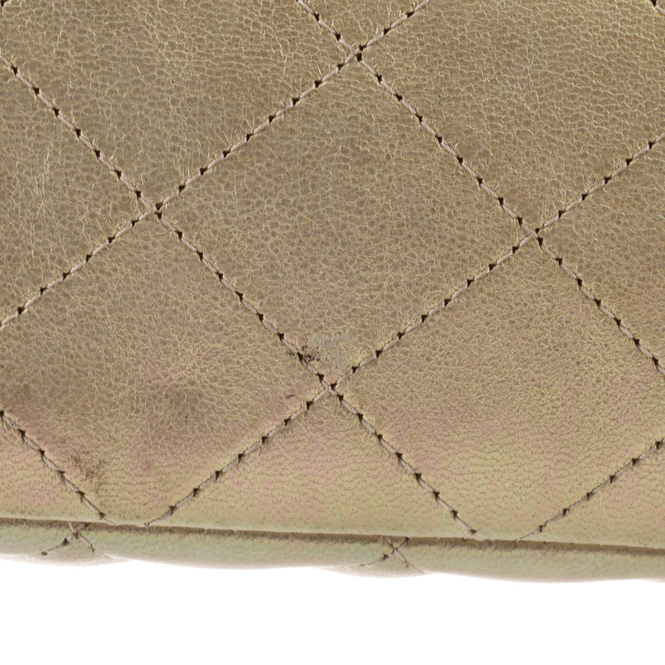 Classic Double Flap Bag Quilted Iridescent Lambskin Medium