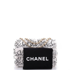 Classic Single Flap Bag Logo Signature Sequins Mini