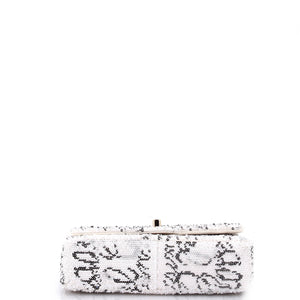 Classic Single Flap Bag Logo Signature Sequins Mini