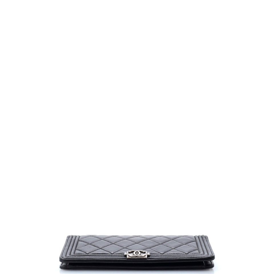 Boy Wallet on Chain Quilted Lambskin