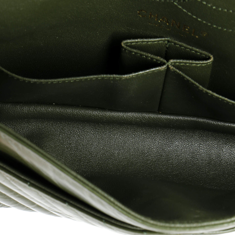 Reissue 2.55 Flap Bag Chevron Aged Calfskin 225