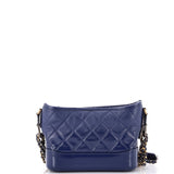 Gabrielle Hobo Quilted Goatskin and Patent Small