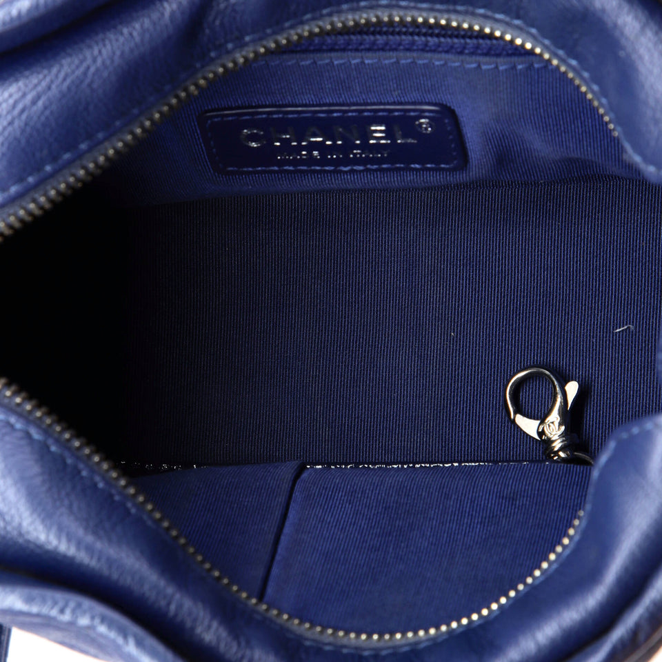 Gabrielle Hobo Quilted Goatskin and Patent Small