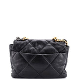 19 Flap Bag Quilted Leather Medium