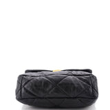 19 Flap Bag Quilted Leather Medium