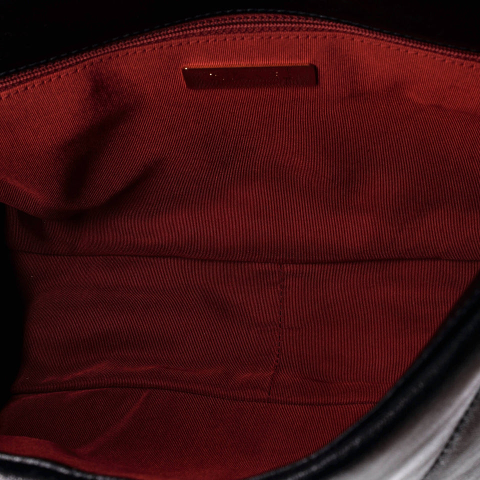 19 Flap Bag Quilted Leather Medium