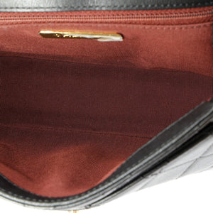 Chain Infinity Top Handle Bag Quilted Lambskin Small