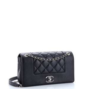 Mademoiselle Vintage Flap Bag Quilted Sheepskin Medium