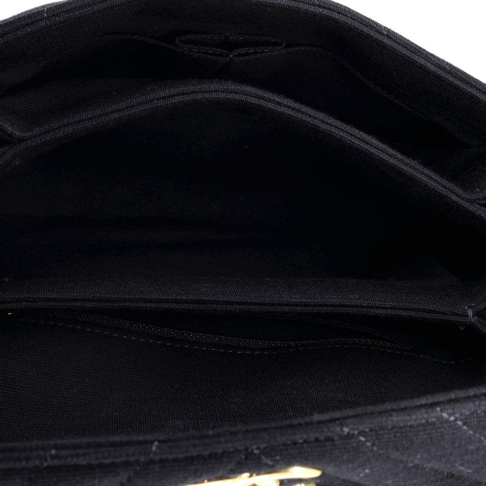 Trendy CC Top Handle Bag Chevron Jersey Small