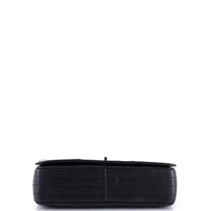 Statement Flap Bag Chevron Calfskin Small