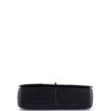 Statement Flap Bag Chevron Calfskin Small