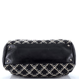 Just Mademoiselle Bag Woven Stitch Patent Large