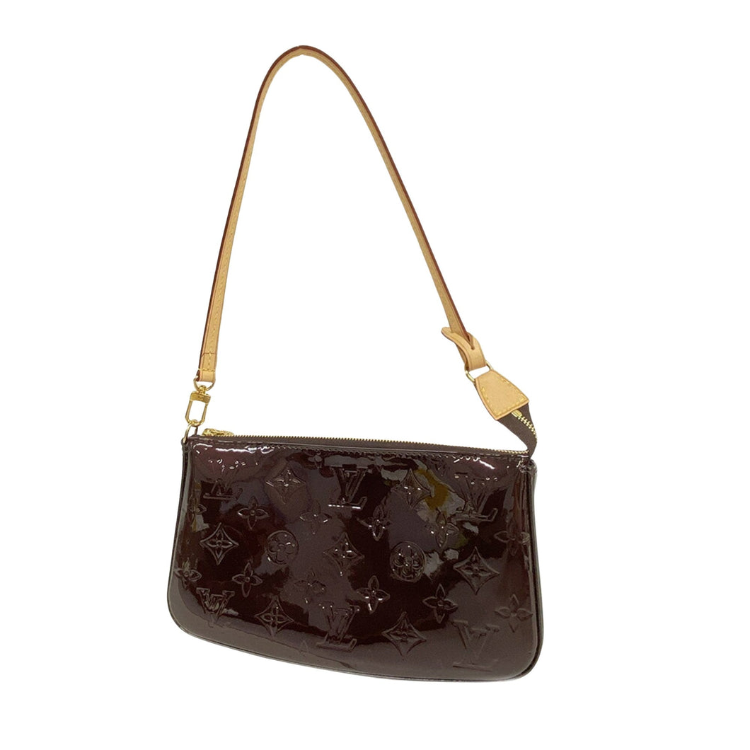 Louis Vuitton Pochette Accessoires  Patent Leather Clutch Bag