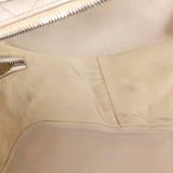 Zip Around Flap Bag Quilted Crumpled Calfskin and PVC Small