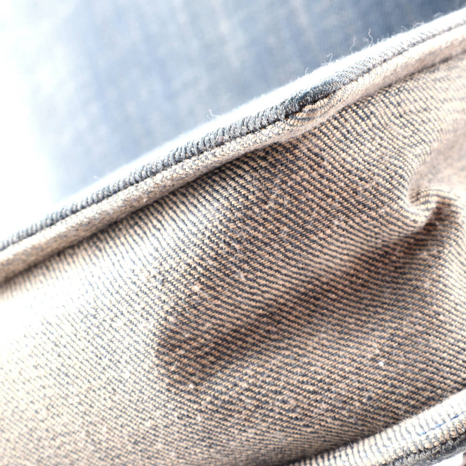 Boy Flap Bag Chevron Denim Old Medium
