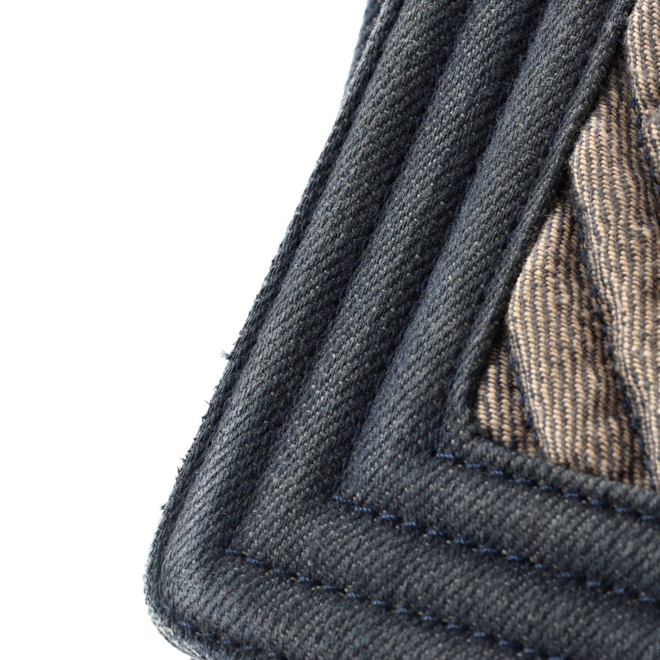 Boy Flap Bag Chevron Denim Old Medium