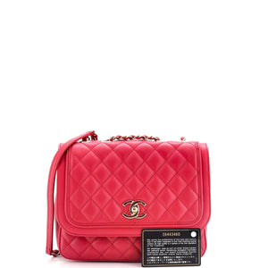 Lovely Day Square Flap Bag Quilted Lambskin Medium