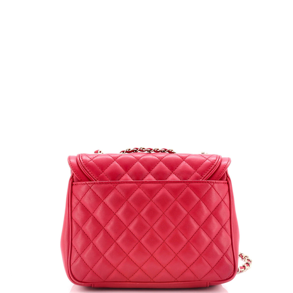 Lovely Day Square Flap Bag Quilted Lambskin Medium