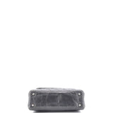 Aged Chain 3 Compartment CC Flap Bag Quilted Calfskin Medium