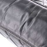 Aged Chain 3 Compartment CC Flap Bag Quilted Calfskin Medium