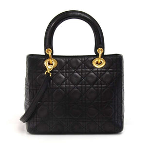 Lady Dior Cannage Quilt Leather Medium Bag