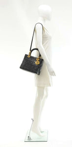 Lady Dior Cannage Quilt Leather Medium Bag