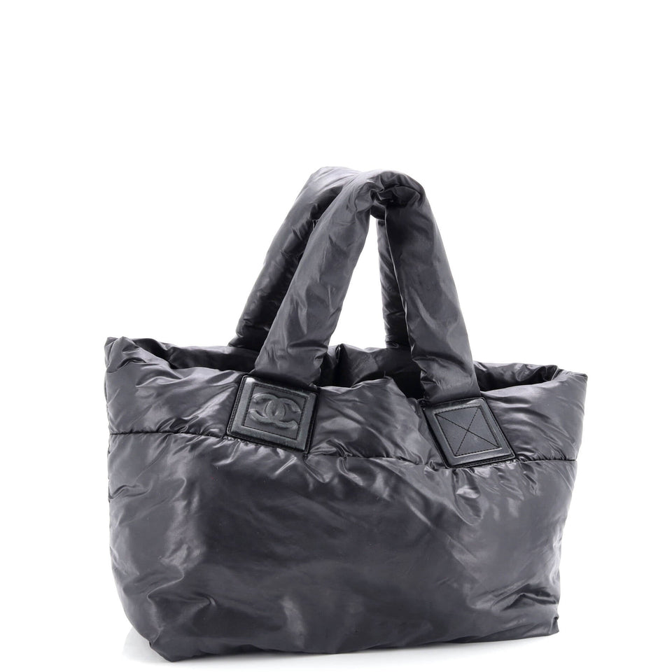 Coco Cocoon Reversible Tote Quilted Lambskin Small